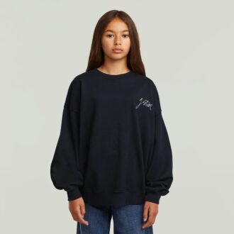 Flickor Crew Oversized Tröja