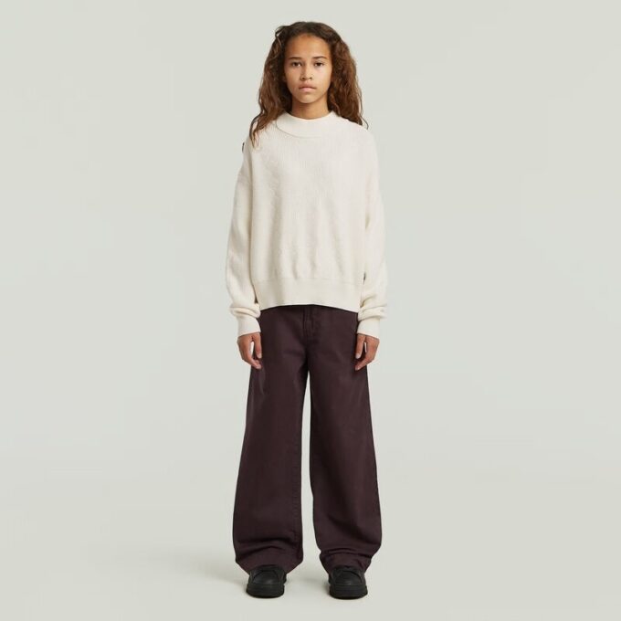Flickor Deck 2.0 High Loose Chino