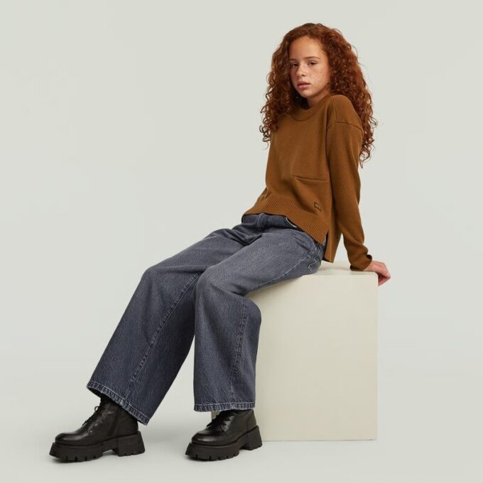 Flickor Skater High Loose Jeans Flickor Skater High Loose Jeans