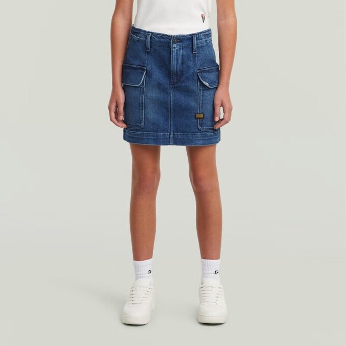 Flickors Cargo Minikjol Flickors Cargo Minikjol