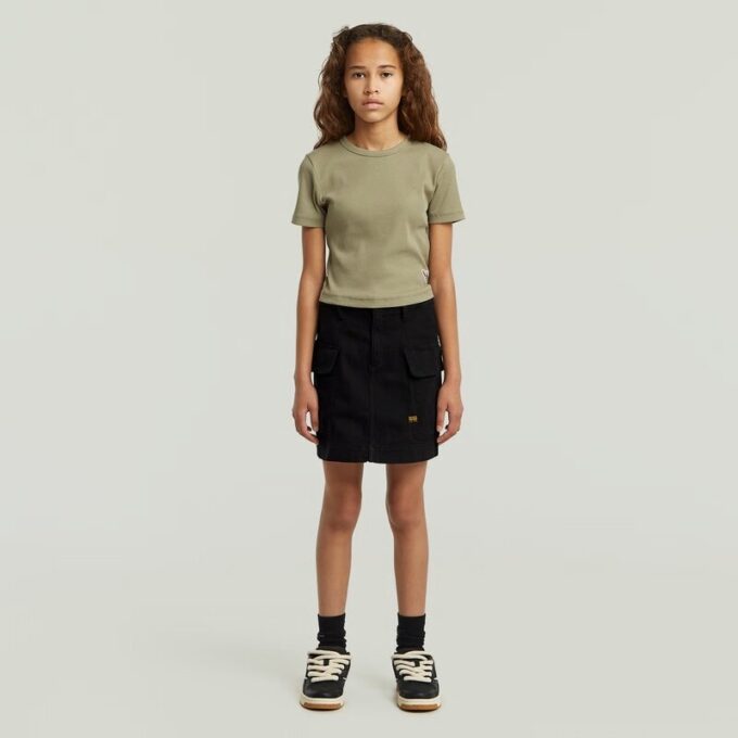 Flickors Cargo Minikjol Flickors Cargo Minikjol