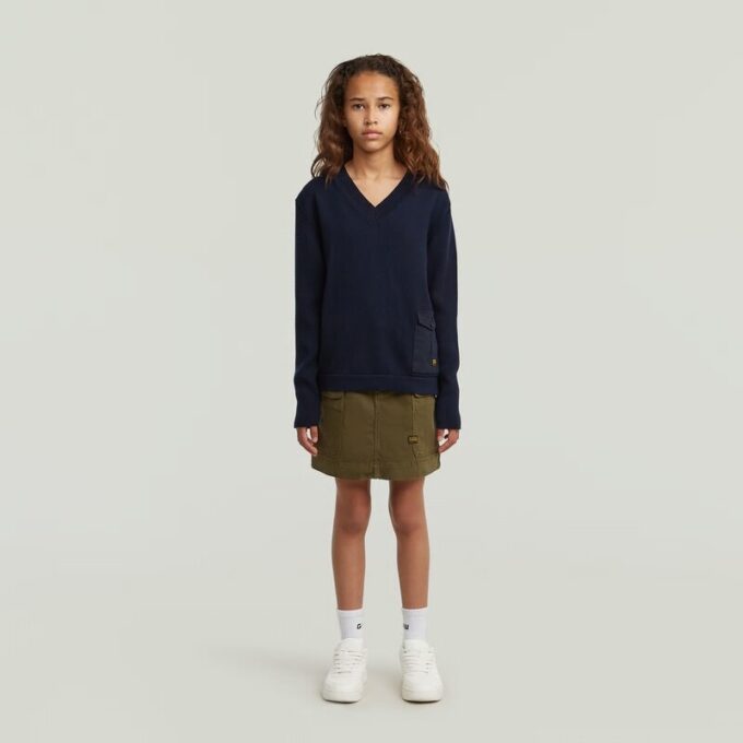 Flickors Cargo Minikjol Flickors Cargo Minikjol