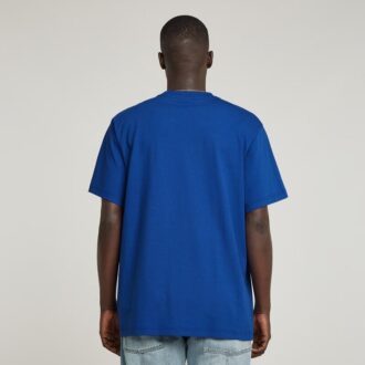 Flockad G-Script lös t-shirt