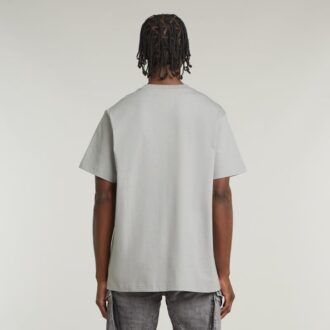 Flockad G-Script lös t-shirt