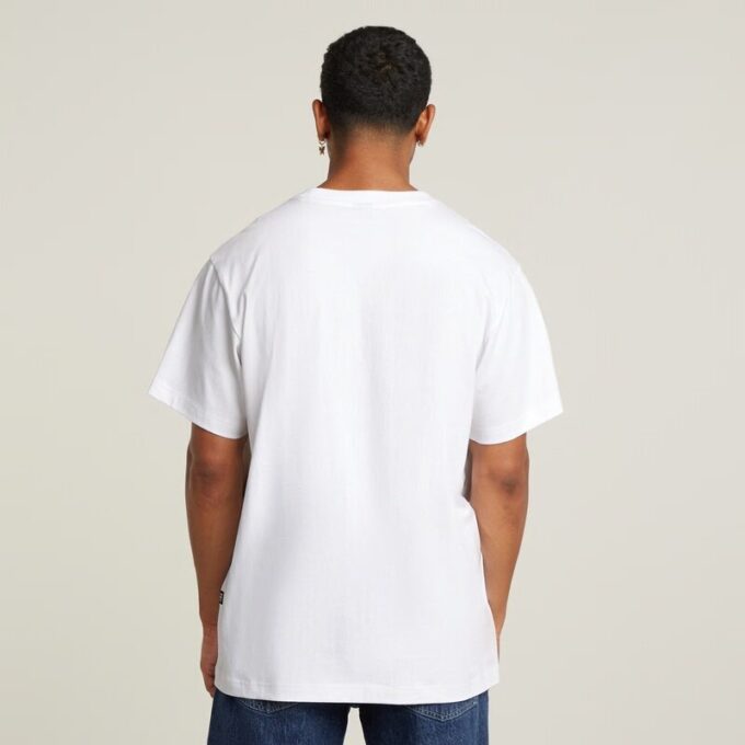 Flockad G-Script lös t-shirt Flockad G-Script lös t-shirt