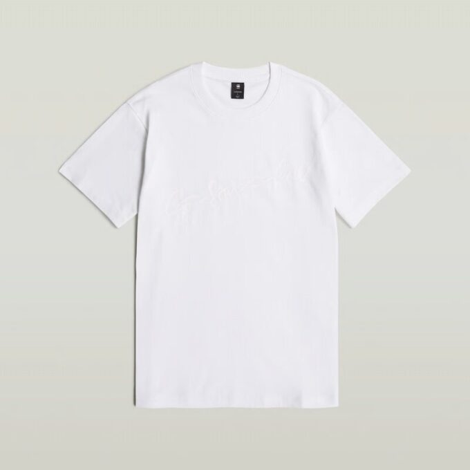 Flockad G-Script lös t-shirt Flockad G-Script lös t-shirt