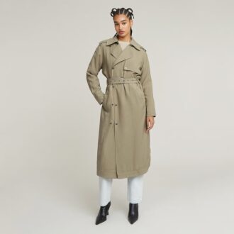 Flytande trenchcoat