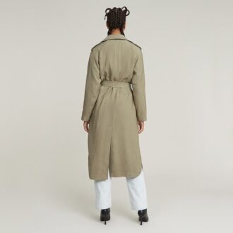 Flytande trenchcoat