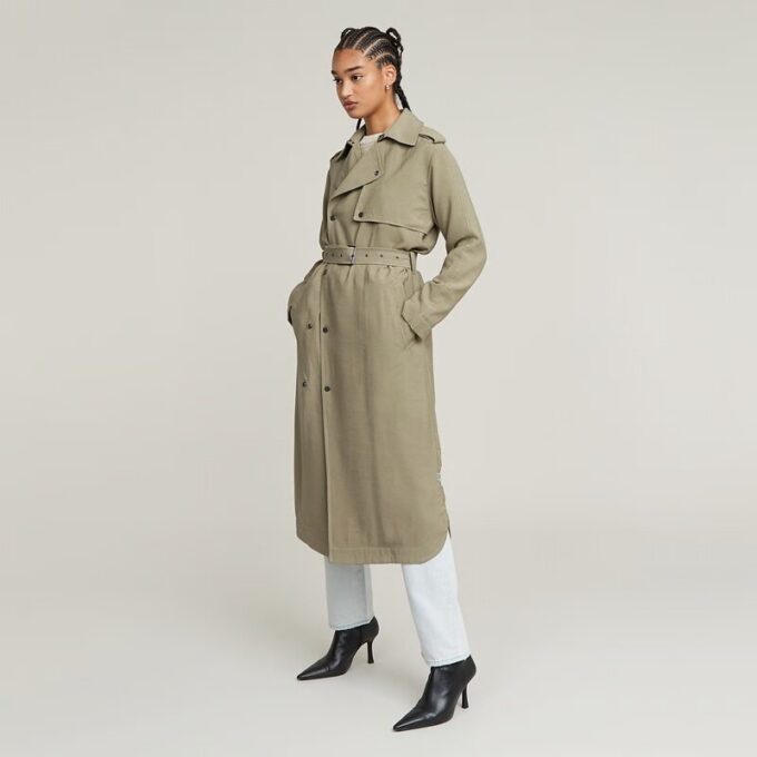 Flytande trenchcoat Flytande trenchcoat