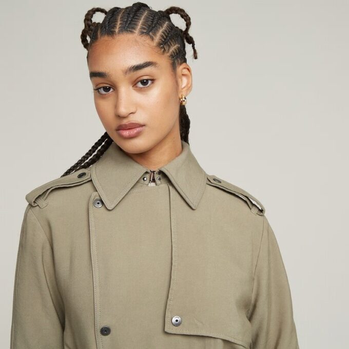 Flytande trenchcoat Flytande trenchcoat