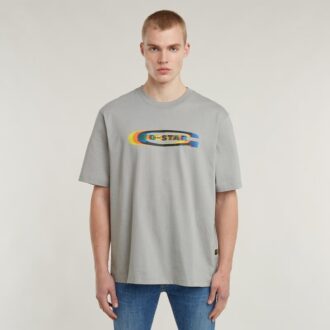 Färgskiftande Old Skool-logotyp Boxig t-shirt