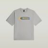 Färgskiftande Old Skool-logotyp Boxig t-shirt