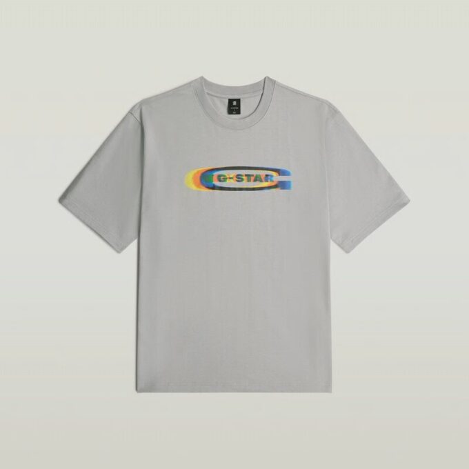 Färgskiftande Old Skool-logotyp Boxig t-shirt