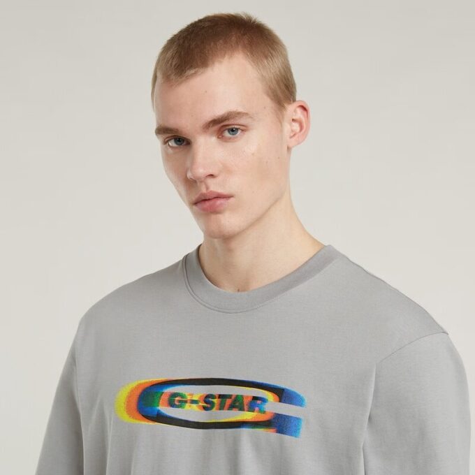 Färgskiftande Old Skool-logotyp Boxig t-shirt