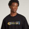 Färgskiftande Old Skool-logotyp Boxig t-shirt Färgskiftande Old Skool-logotyp Boxig t-shirt