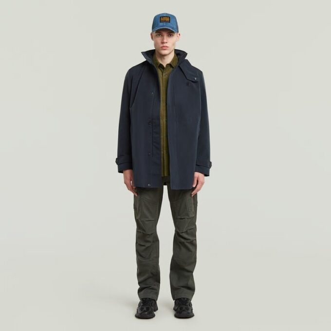 Garber Trench Ovadderad