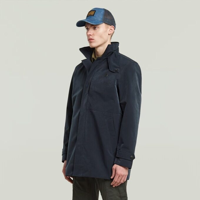 Garber Trench Ovadderad