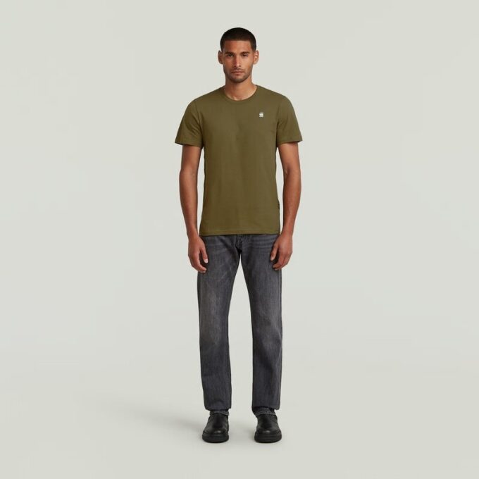 Grå Slim T-shirt Grå Slim T-shirt