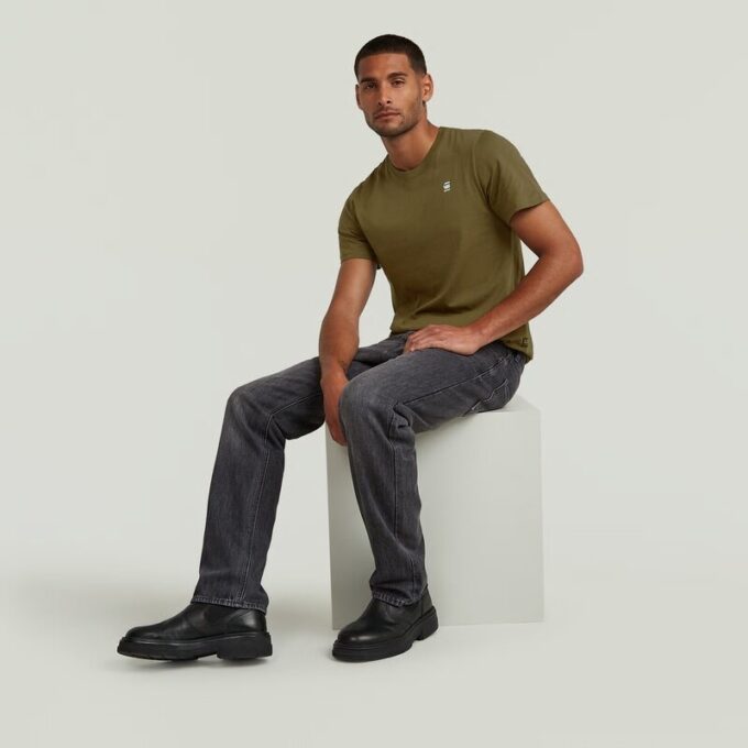Grå Slim T-shirt Grå Slim T-shirt