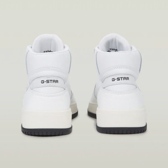Grid Mid Lea Sneakers Grid Mid Lea Sneakers
