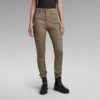 Höga G-formade Cargo Skinny Byxor