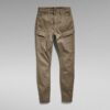 Höga G-formade Cargo Skinny Byxor