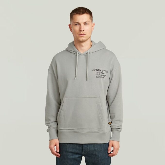 Hoodie med grafisk baksida Hoodie med grafisk baksida