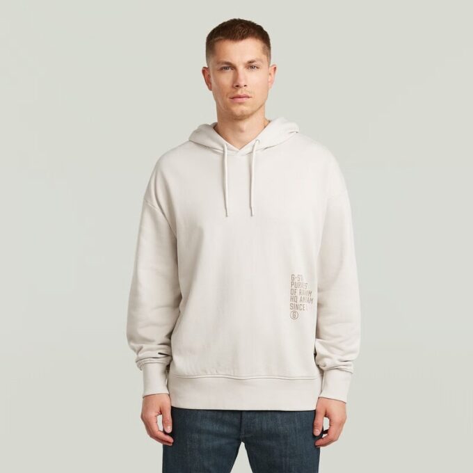 Hoodie med grafisk baksida Hoodie med grafisk baksida