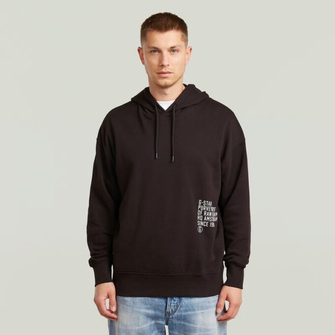 Hoodie med grafisk baksida Hoodie med grafisk baksida