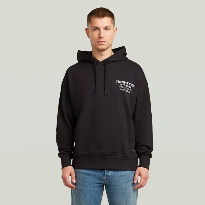 Hoodie med grafisk baksida Hoodie med grafisk baksida