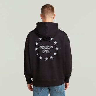 Hoodie med grafisk baksida Hoodie med grafisk baksida