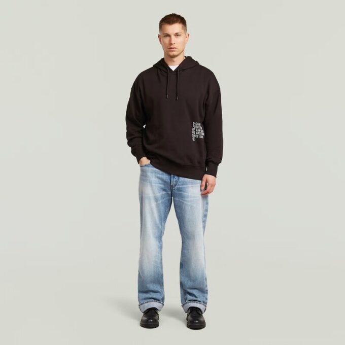 Hoodie med grafisk baksida Hoodie med grafisk baksida