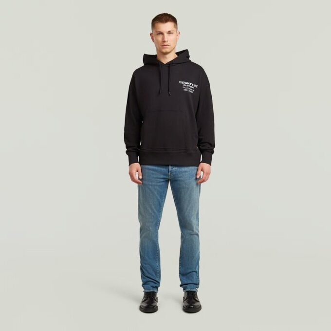 Hoodie med grafisk baksida Hoodie med grafisk baksida