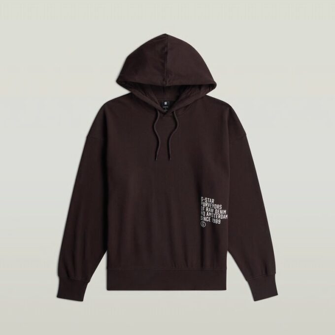 Hoodie med grafisk baksida Hoodie med grafisk baksida