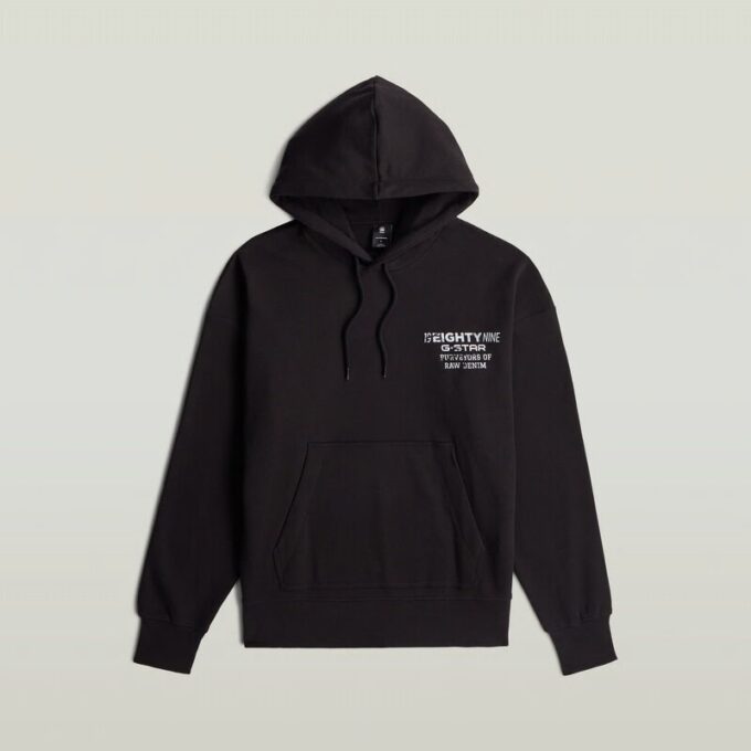 Hoodie med grafisk baksida Hoodie med grafisk baksida