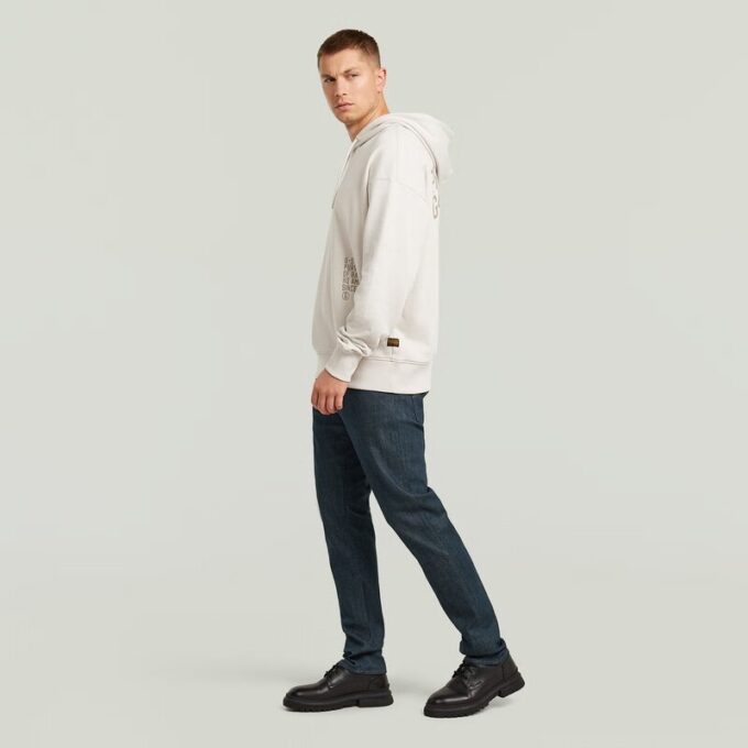 Hoodie med grafisk baksida Hoodie med grafisk baksida