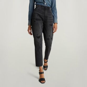 Janeh Ultra High Mom Ankle Jeans