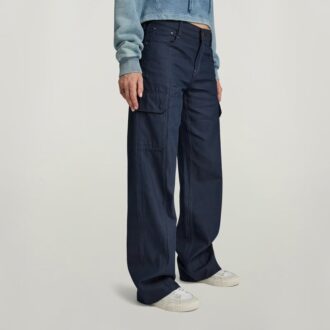Judee Cargo Lågmidjade Lösa Jeans