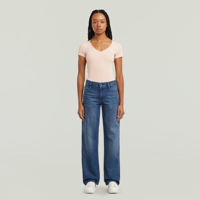 Judee lösa jeans med låg midja