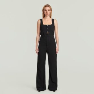 Jumpsuit med hög midja