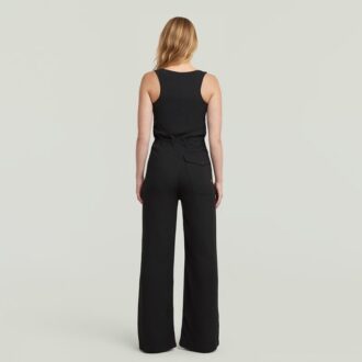 Jumpsuit med hög midja