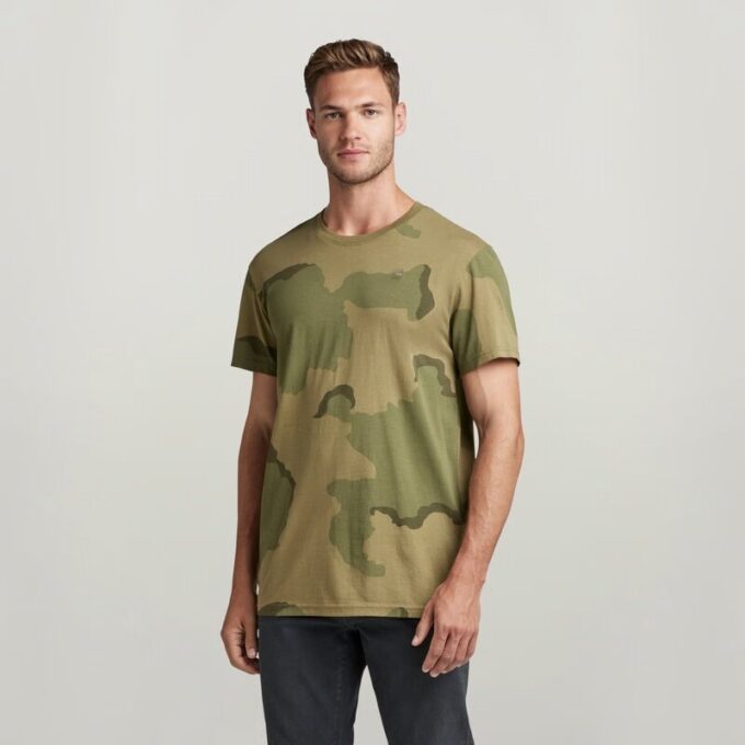 Ökenkamouflage-t-shirt Ökenkamouflage-t-shirt