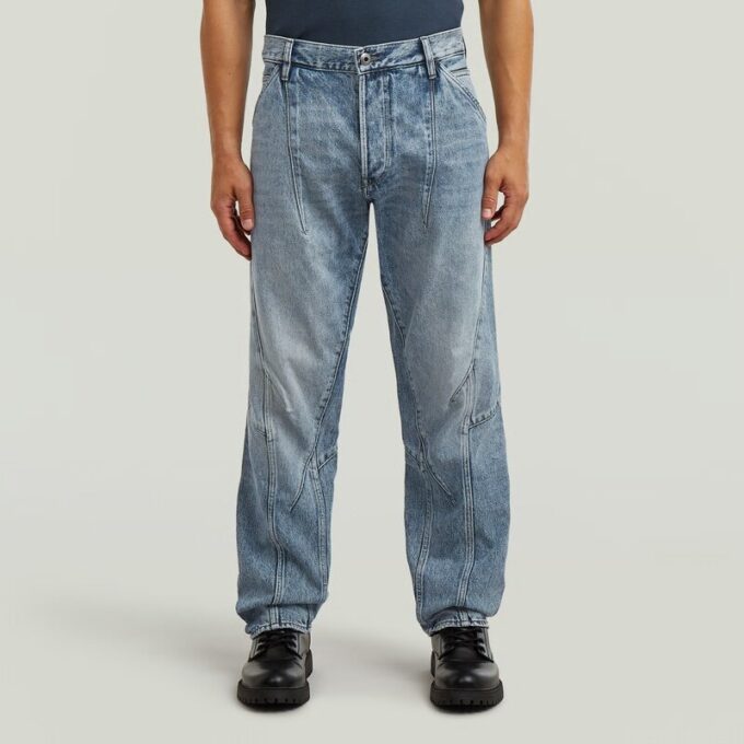 Kitoh 3D avslappnade avsmalnande jeans