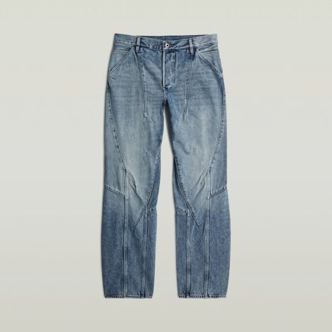 Kitoh 3D avslappnade avsmalnande jeans