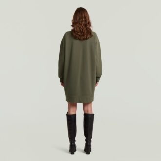 Klänning med dragkedja i bikerstil