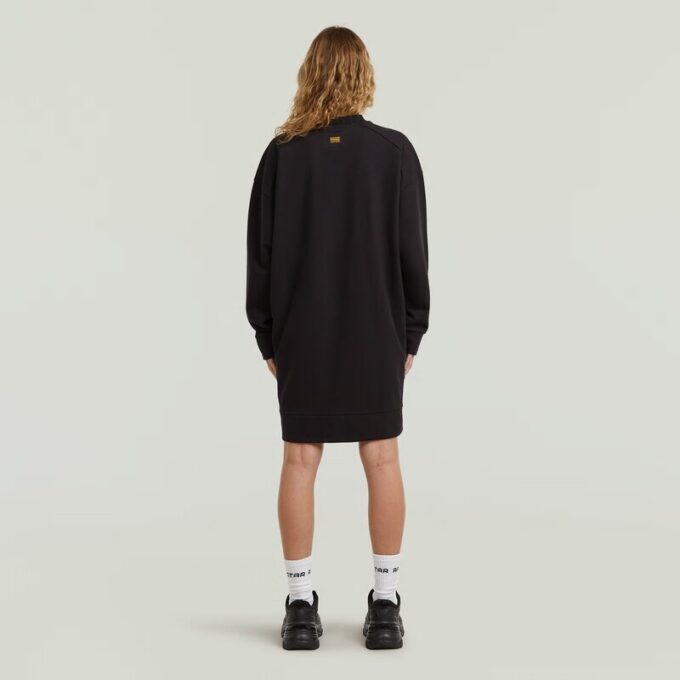 Klänning med dragkedja i bikerstil Klänning med dragkedja i bikerstil