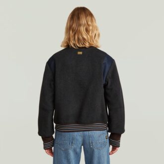 Kort Varsity Bomberjacka