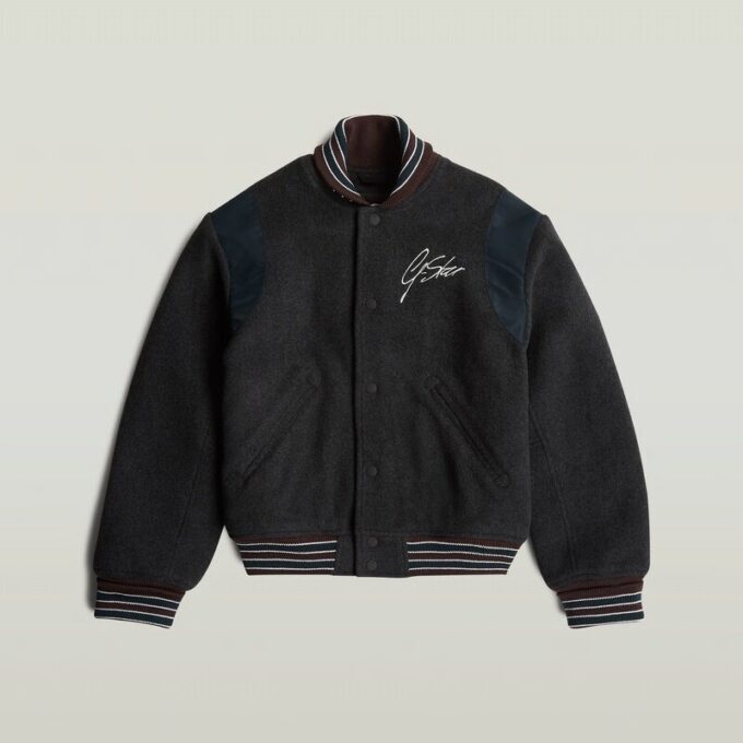 Kort Varsity Bomberjacka Kort Varsity Bomberjacka