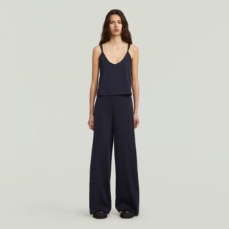 Lös jumpsuit med spaghettiband