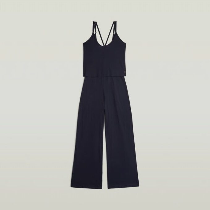 Lös jumpsuit med spaghettiband Lös jumpsuit med spaghettiband